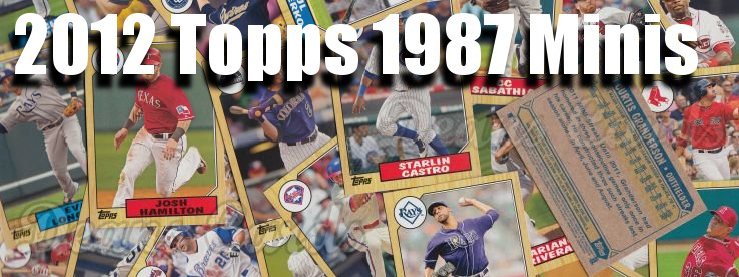 2012 Topps 1987 Minis Baseball Cards 